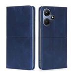 For Infinix Hot 30i 4G Cow Texture Magnetic Leather Phone Case(Blue)