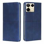 For Infinix Note 40 Pro 5G Cow Texture Magnetic Leather Phone Case(Blue)