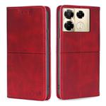 For Infinix Note 40 Pro 4G Cow Texture Magnetic Leather Phone Case(Red)