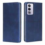 For OPPO A3 Pro 5G India Cow Texture Magnetic Leather Phone Case(Blue)