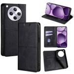 For OPPO Find X8s+ 5G Cow Texture Magnetic Leather Phone Case(Black)