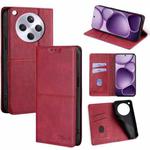 For OPPO Find X8s+ 5G Cow Texture Magnetic Leather Phone Case(Red)