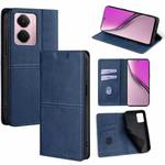 For Realme P3 Pro 5G Global Cow Texture Magnetic Leather Phone Case(Blue)