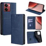 For Realme P3 Ultra 5G Cow Texture Magnetic Leather Phone Case(Blue)