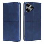 For Tecno Pova 6 Pro 5G Cow Texture Magnetic Leather Phone Case(Blue)