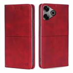 For Tecno Pova 6 Pro 5G Cow Texture Magnetic Leather Phone Case(Red)