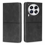 For Tecno Camon 30 Premier 5G Cow Texture Magnetic Leather Phone Case(Black)