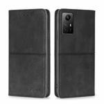 For Xiaomi Redmi Note 12S 4G Cow Texture Magnetic Leather Phone Case(Black)