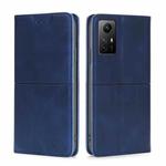 For Xiaomi Redmi Note 12S 4G Cow Texture Magnetic Leather Phone Case(Blue)