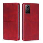 For Xiaomi Redmi Note 12S 4G Cow Texture Magnetic Leather Phone Case(Red)