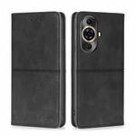 For Huawei nova 11 Pro 4G / 11 Ultra 4G Cow Texture Magnetic Leather Phone Case(Black)