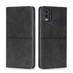 For Nokia C22 Cow Texture Magnetic Leather Phone Case(Black)