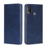 For Nokia G11 Plus Cow Texture Magnetic Leather Phone Case(Blue)