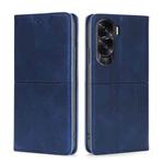 For Honor X50i 5G / 9 Lite Cow Texture Magnetic Leather Phone Case(Blue)