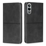 For OnePlus Nord CE4 Cow Texture Magnetic Leather Phone Case(Black)