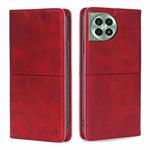 For OnePlus Ace 3 Pro 5G Cow Texture Magnetic Leather Phone Case(Red)