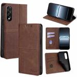 For OnePlus Ace 5 Ultra / Nord 5 Cow Texture Magnetic Leather Phone Case(Dark Brown)