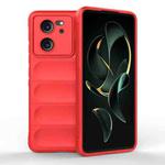 For Xiaomi Redmi K60 Ultra Magic Shield TPU + Flannel Phone Case(Red)