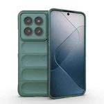 For Xiaomi 14 Pro 5G Magic Shield TPU + Flannel Phone Case(Dark Green)