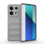 For Xiaomi Redmi Note 13 4G Global Magic Shield TPU + Flannel Phone Case(Grey)