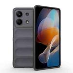 For Xiaomi Redmi Note 13R Pro 5G Magic Shield TPU + Flannel Phone Case(Dark Grey)