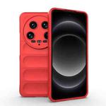 For Xiaomi 14 Ultra Magic Shield TPU + Flannel Phone Case(Red)