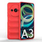 For Xiaomi Redmi A3 4G Global Magic Shield TPU + Flannel Phone Case(Red)