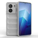 For vivo iQOO Z7x Magic Shield TPU + Flannel Phone Case(Grey)