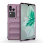 For vivo S18 5G Magic Shield TPU + Flannel Phone Case(Purple)
