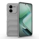For vivo iQOO Z9X 5G Magic Shield TPU + Flannel Phone Case(Grey)