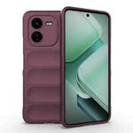 For vivo iQOO Z9X 5G Magic Shield TPU + Flannel Phone Case(Wine Red)