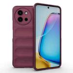 For vivo Y200i / Y200T Magic Shield TPU + Flannel Phone Case(Wine Red)