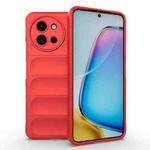 For vivo Y38 5G / Y58 5G Global Magic Shield TPU + Flannel Phone Case(Red)