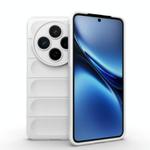 For vivo X200 Magic Shield TPU + Flannel Phone Case(White)