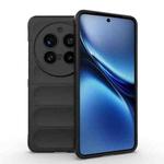 For vivo X200 Pro Magic Shield TPU + Flannel Phone Case(Black)