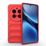 For vivo X200 Pro Magic Shield TPU + Flannel Phone Case(Red)