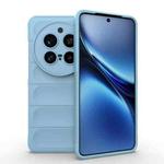 For vivo X200 Pro Magic Shield TPU + Flannel Phone Case(Light Blue)
