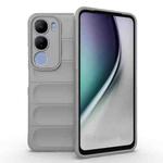 For vivo Y29 5G / Y19s 4G Magic Shield TPU + Flannel Phone Case(Grey)
