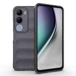 For vivo Y29 5G / Y19s 4G Magic Shield TPU + Flannel Phone Case(Dark Grey)