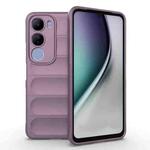 For vivo Y29 5G / Y19s 4G Magic Shield TPU + Flannel Phone Case(Purple)