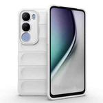 For vivo Y29 5G / Y19s 4G Magic Shield TPU + Flannel Phone Case(White)