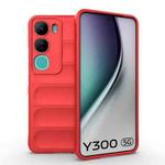 For vivo Y300 5G India / V40 Lite IDN Magic Shield TPU + Flannel Phone Case(Red)