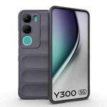 For vivo Y300 5G India / V40 Lite IDN Magic Shield TPU + Flannel Phone Case(Dark Grey)