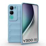 For vivo Y300 5G India / V40 Lite IDN Magic Shield TPU + Flannel Phone Case(Light Blue)