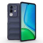 For vivo Y29 4G Global / T4x 5G Magic Shield TPU + Flannel Phone Case(Dark Blue)