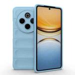 For vivo Y300 Pro 5G Magic Shield TPU + Flannel Phone Case(Light Blue)