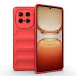 For vivo iQOO Z10 Turbo 5G Magic Shield TPU + Flannel Phone Case(Red)