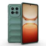 For vivo iQOO Z10 Turbo 5G Magic Shield TPU + Flannel Phone Case(Dark Green)