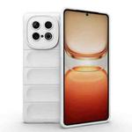 For vivo iQOO Z10 Turbo 5G Magic Shield TPU + Flannel Phone Case(White)