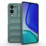 For vivo Y19 5G Global / Y29s 5G Global Magic Shield TPU + Flannel Phone Case(Dark Green)